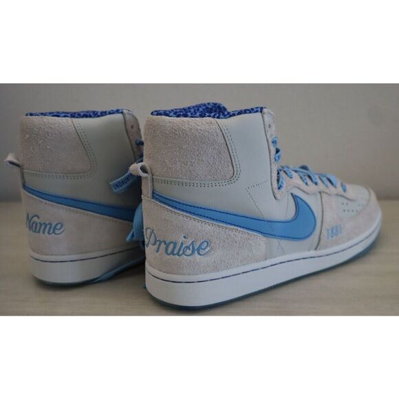 Nike FV2084‑001 Men Sz 10.5 Gray Terminator High Spelman Jaguars Bball Shoes - Picture 11 of 15